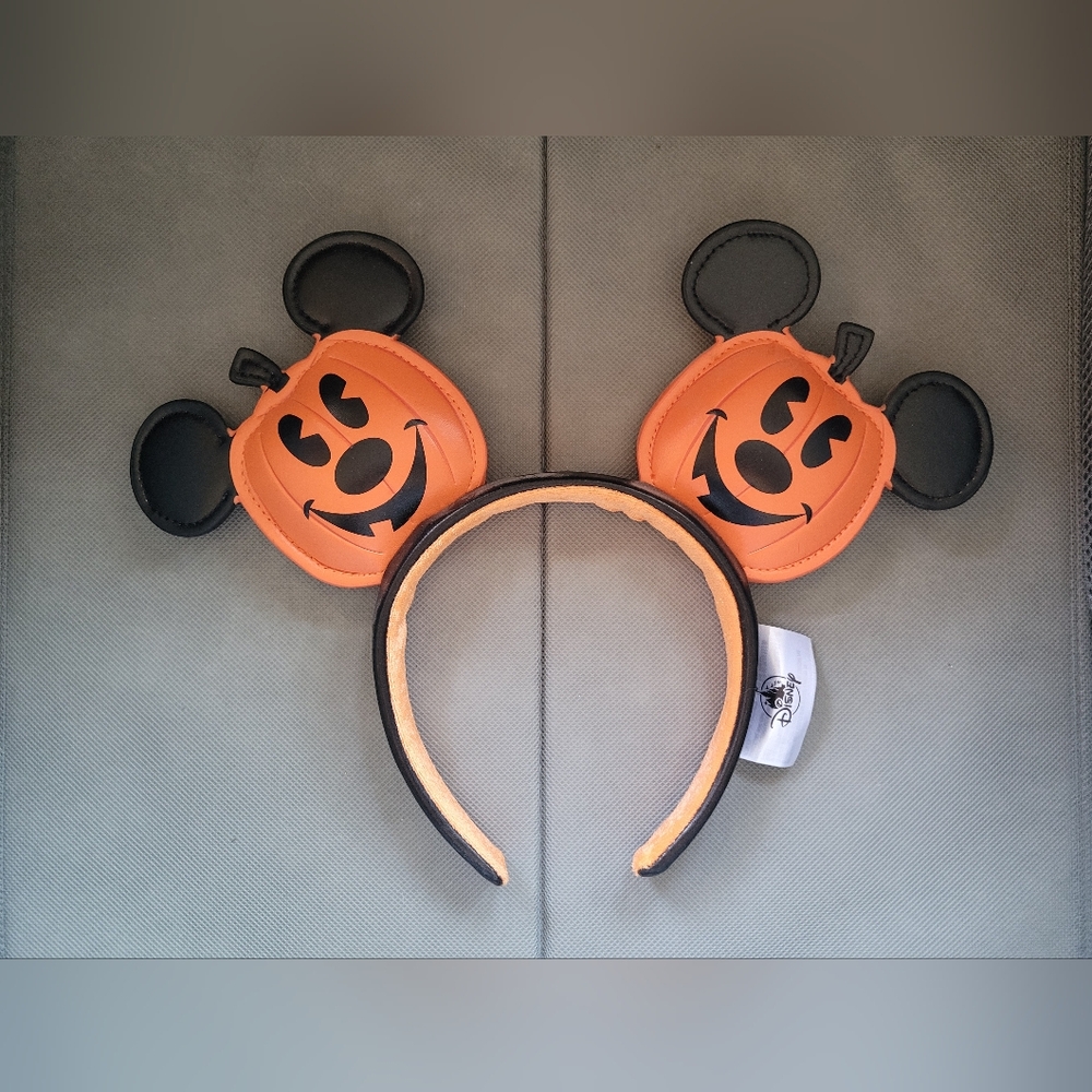 Pumpkin Mouse Ears Headband